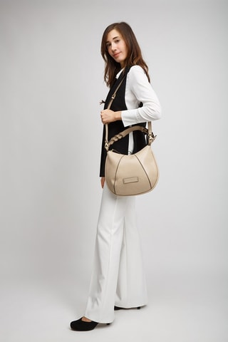 Bolso de piel Brigida - Beige