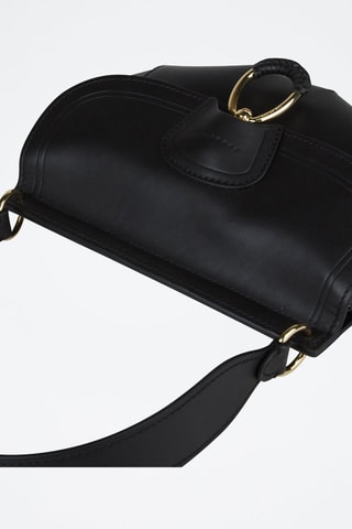 Bolso de piel Erica - Negro