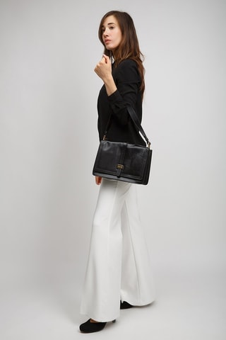 Bolso de piel Beatrice - Negro