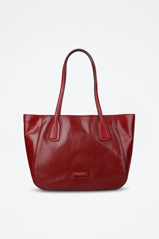 Bolso de piel Maddalena - Burdeos