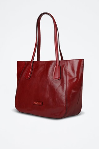 Bolso de piel Maddalena - Burdeos