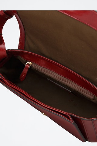 Bolso de piel Benedetta - Burdeos