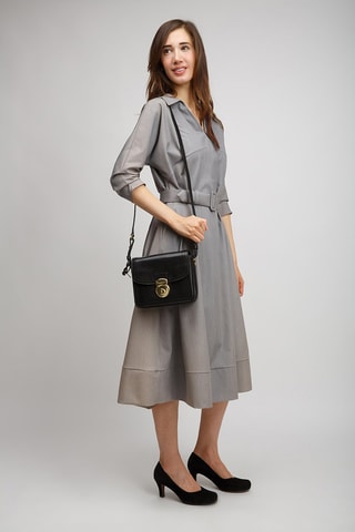 Bandolera de piel Corsini - Negro