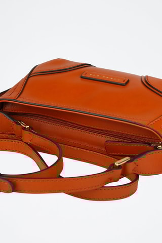 Bandolera de piel Matilde - Naranja