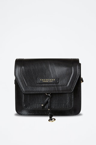 Bandolera de piel Elba - Negro