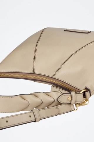 Bolso shopper de piel Brigida - Beige