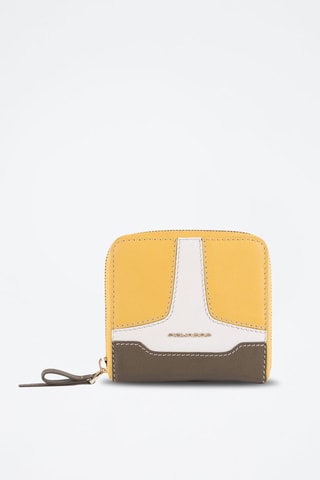 Cartera de piel - 
Amarillo