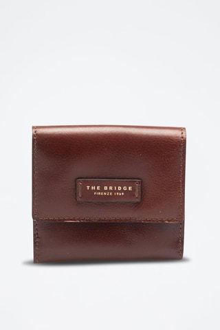 Cartera de piel - Marrón