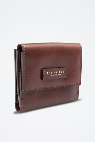 Cartera de piel - Marrón