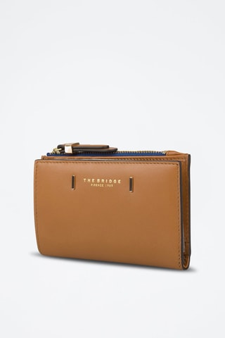 Cartera de piel Chiara - Camel