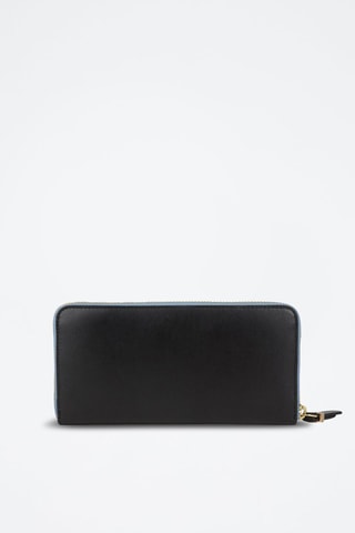 Cartera de piel Chiara - Negro
