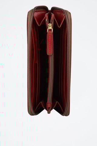 Cartera de piel Elba - Rojo