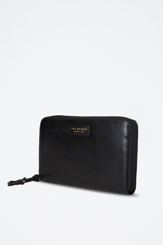 Cartera de piel Elba - Negro