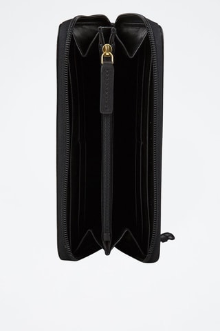 Cartera de piel Elba - Negro