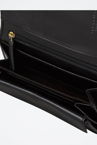 Cartera de piel Elba - Negro