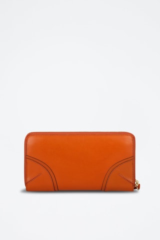 Cartera de piel Matilde - Naranja