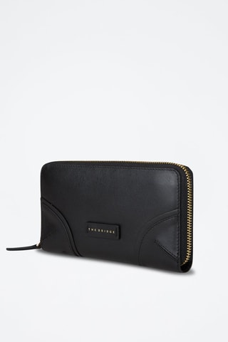 Cartera de piel Matilde - Negro