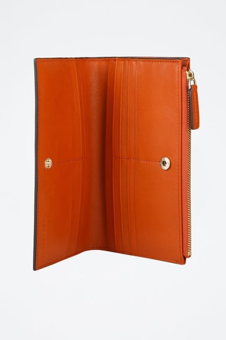 Cartera de piel Matilde - Naranja