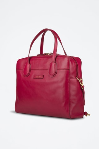 Maletín de piel Elettra - Fucsia 