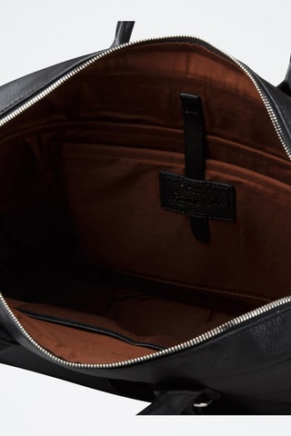 Maletín de piel Serristori - Negro