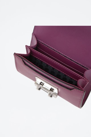 Pochette en cuir - Violet