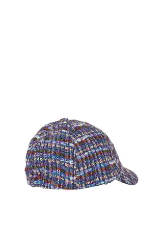 Casquette en tweed - Bleu