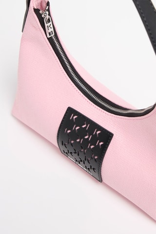 Sac porté épaule - Rose et noir