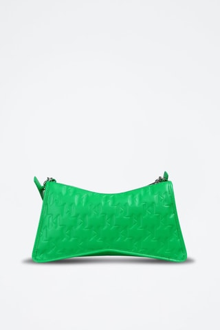 Sac porté épaule en cuir - Vert