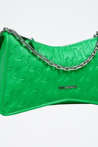 Sac porté épaule en cuir - Vert