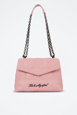 Sac porté épaule en cuir - Rose