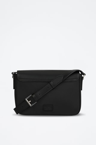 Sac bandoulière en cuir - Noir