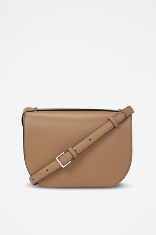 Sac bandoulière en cuir - Marron