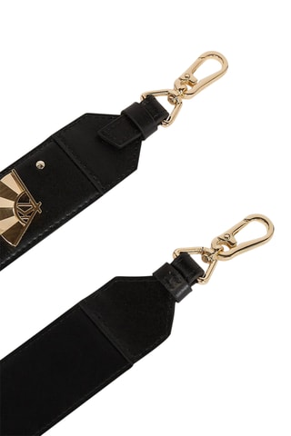 Bandoulière en cuir - Noir