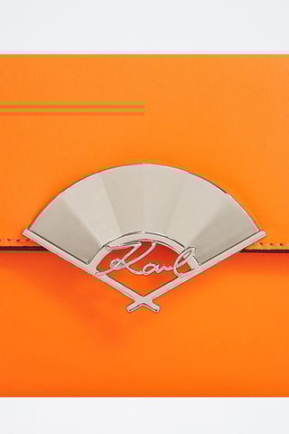 Sac bandoulière en cuir - Orange