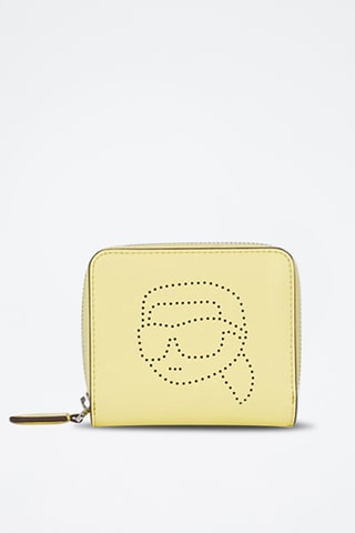 Portefeuille en cuir - Jaune