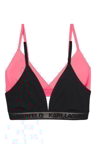 2 soutiens-gorge - Noir et rose