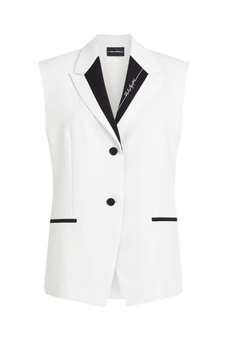 Gilet sans manches - Blanc
