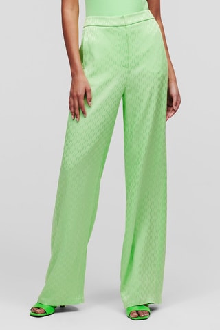 Pantalon taille haute - Vert
