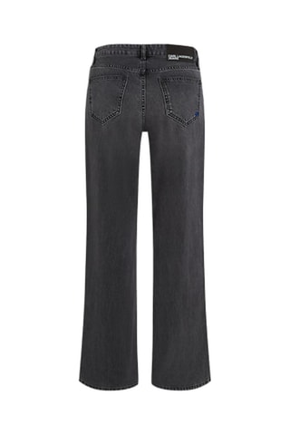 Jean relaxed en coton biologique - Gris