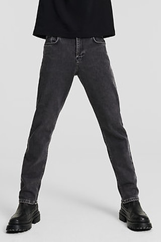 Jean slim en coton biologique - Noir