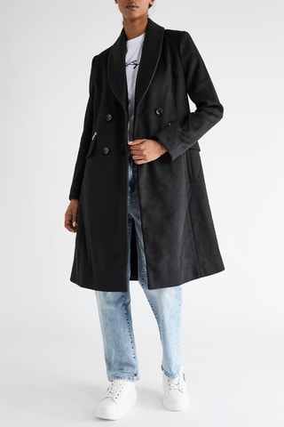Manteau en laine - Noir