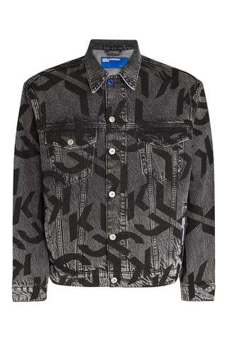 Veste relaxed en jean - Gris