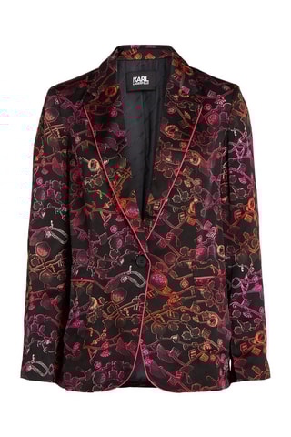 Veste - Noir et fuchsia