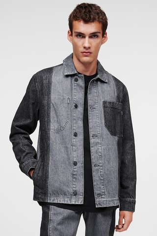 Veste en jean - Gris