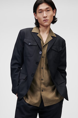 Veste en laine - Noir