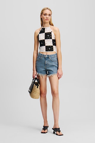 Crop top - Noir et blanc