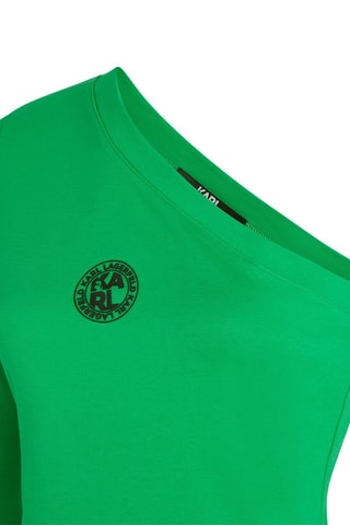 Robe asymétrique - Vert foncé