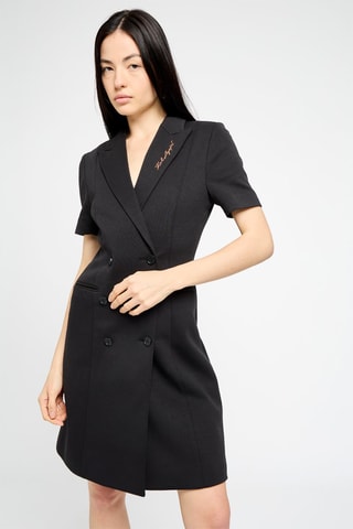 Robe portefeuille - Noir