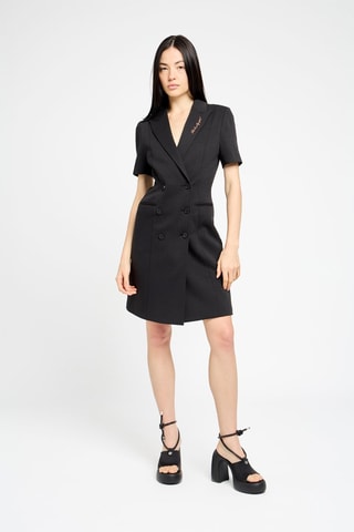 Robe portefeuille - Noir