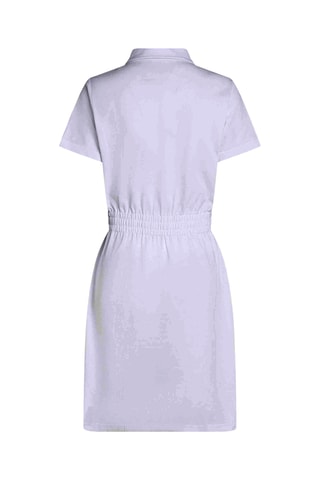 Robe polo en coton biologique - Blanc